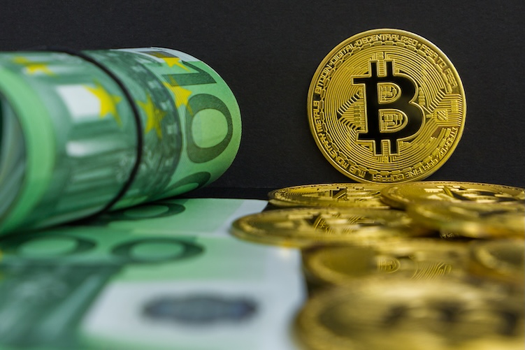 euro's en bitcoins